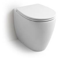 Безободковый унитаз  White Ceramic Basic W020105 черный матовый Безободковый унитаз  White Ceramic Basic W020105 черный матовый