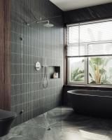 Душевая перегородка коннектор стена-стекло 99x195 см MaybahGlass  MGD-261-4 стекло бесцветное Душевая перегородка коннектор стена-стекло 99x195 см MaybahGlass  MGD-261-4 стекло бесцветное