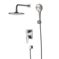 Смеситель для ванны и душа Lemark Bronx LM3729GM встраиваемый Смеситель для ванны и душа Lemark Bronx LM3729GM встраиваемый