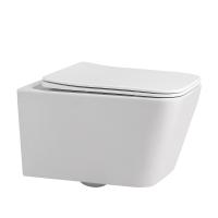 Унитаз Abber Rechteck AC1201MW подвесной с микролифтом