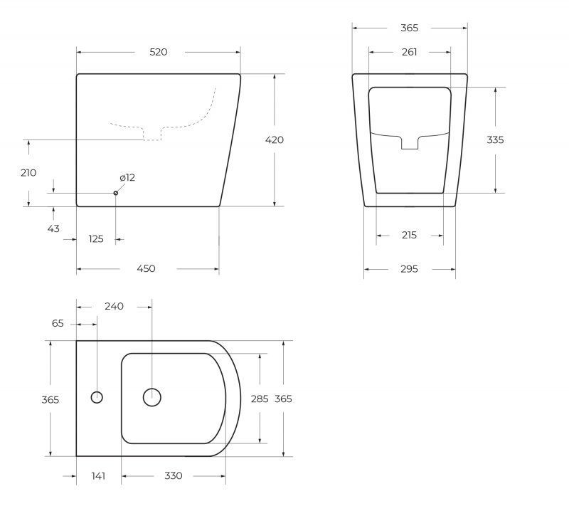 Напольное  BelBagno ALBANO BB120B Напольное  BelBagno ALBANO BB120B