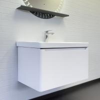 Тумба с раковиной Comforty Арзамас 80 см 00-00017177 подвесная белая