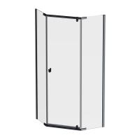 Душевой уголок AM.PM Sunny 90x195x90 W87G-405-9090-BT профиль черный