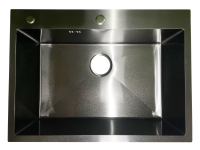 Мойка из нержавеющей стали Santegro 70 см STR7050BL графит