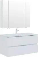 Мебель для ванной Aquanet Алвита New 100 подвесная белая