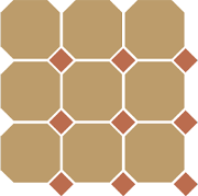 Гранит керамический 30x30 см TOP CER OCTAGON OCT03DOT04 жёлтый