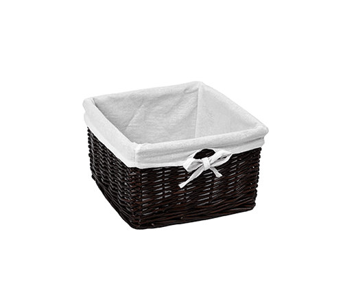 Плетеная корзина 30х30х17 WasserKRAFT Alme WB-150-M