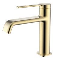 Смеситель AQUAme Asti AQM6410BG шлифованное золото Смеситель AQUAme Asti AQM6410BG шлифованное золото
