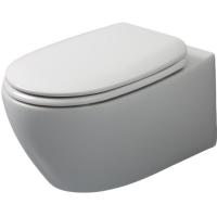 Безободковый унитаз крепежом  White Ceramic Basic W020301 белый Безободковый унитаз крепежом  White Ceramic Basic W020301 белый