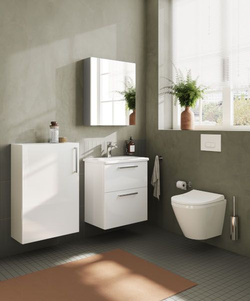 Модуль квадратной раковиной 47х80х67 см VitrA Root Flat 66306 белый Модуль квадратной раковиной 47х80х67 см VitrA Root Flat 66306 белый