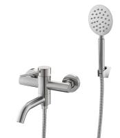 Смеситель для ванны с душевой лейкой Voda Vessel VSL54 нержавеющая сталь