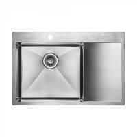 Мойка для кухни стальная 78x51 Paulmark PM217851-BSL