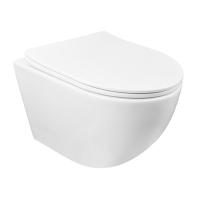 Унитаз Azario Gloria AZ-2003 подвесной безободковый быстросъемное с микролифтом