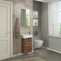 Зеркало Comforty Асти 40 см 00-00001222 дуб темно-коричневый