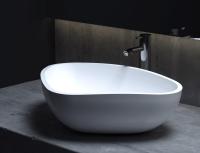 Раковина накладная Salini Gloria 55 см 1102206M белая