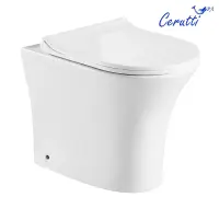 Унитаз Ceruttispa Bernina CT7842 приставной безободковый с микролифтом