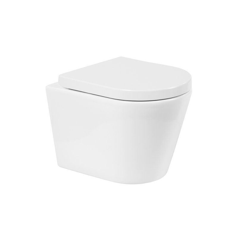 Унитаз подвесной безободковый  BelBagno FLAY-R BB053CHR Унитаз подвесной безободковый  BelBagno FLAY-R BB053CHR