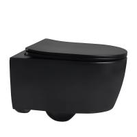 Унитаз Abber Bequem AC1104MB подвесной с микролифтом