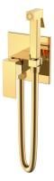 Смеситель гигиенический Boheme Qubic 477-G Shinny Gold Смеситель гигиенический Boheme Qubic 477-G Shinny Gold