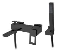 Смеситель для ванны Boheme Q 143-BB с душевой лейкой черный