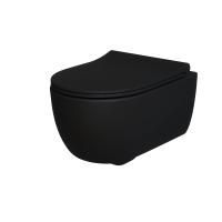 Унитаз безободковый Ambassador Abner 103T20201R черный матовый Унитаз безободковый Ambassador Abner 103T20201R черный матовый