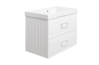 Тумба под раковину La Fenice Cubo Bianco TWIN белый 80 FNC-01-CUB-B-80-2 Тумба под раковину La Fenice Cubo Bianco TWIN белый 80 FNC-01-CUB-B-80-2