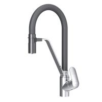 Смеситель для кухонной мойки Am.Pm Like с каналом для фильтра F8007802 черный с хромом матовый