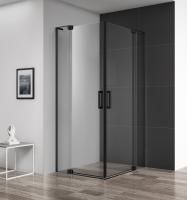 Душевой уголок 90x70 см Cezares SLIDER SLIDER-AH-2-70/80-90/100-C-NERO черный матовый
