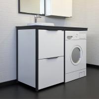 Тумба с раковиной Comforty Лозанна 120 см 00-00014813 напольная белая