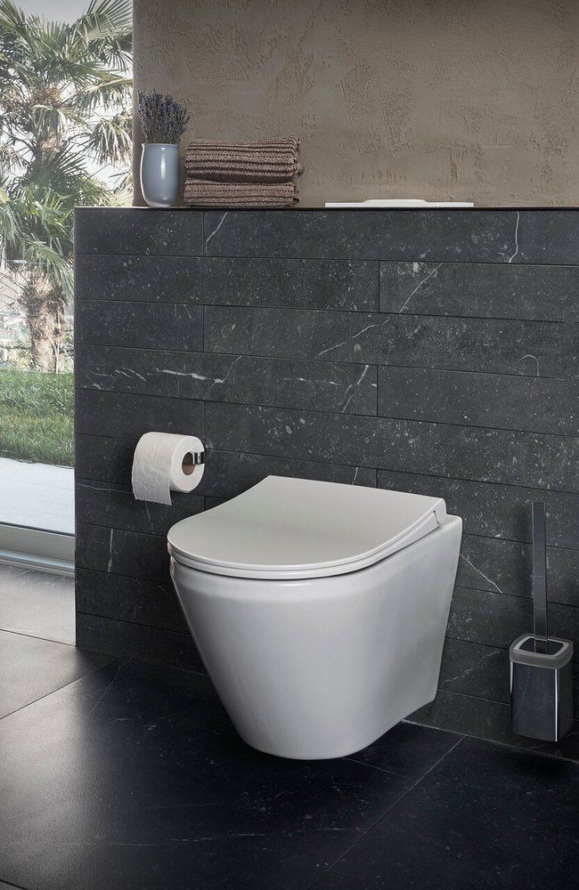 Подвесной безободковый унитаз VitrA Integra Round 7041B003-0075 Подвесной безободковый унитаз VitrA Integra Round 7041B003-0075