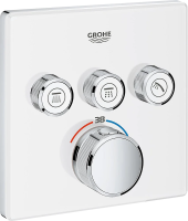 Термостатический смеситель Grohe Grohtherm SmartControl 29157LS0 для душа moon white Термостатический смеситель Grohe Grohtherm SmartControl 29157LS0 для душа moon white