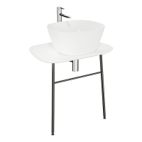 Столешница пристенная низкая 69x49 см VitrA PLURAL 62561 Столешница пристенная низкая 69x49 см VitrA PLURAL 62561