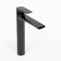 Смеситель для раковины WasserKRAFT Glan 6603H черный глянцевый