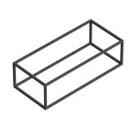 Консоль Cezares Cadro 100 см CADRO-100-46-30-1C-SO-MET-ST под раковину подвесная