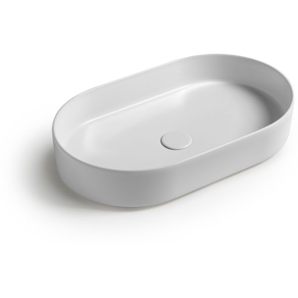 Раковина  White Ceramic Blade W0527BD синий матовый Раковина  White Ceramic Blade W0527BD синий матовый