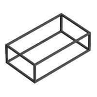 Консоль Cezares Cadro 90 см CADRO-90-46-30-1C-SO-MET-ST под раковину подвесная