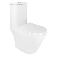 Унитаз-компакт Azario Berton AZ-6093 безободковый с микролифтом