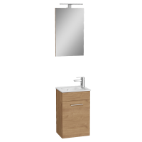 Комплект мебели с дверцами тумба раковина зеркало 38,5x28 см VitrA Mia 67089 Комплект мебели с дверцами тумба раковина зеркало 38,5x28 см VitrA Mia 67089