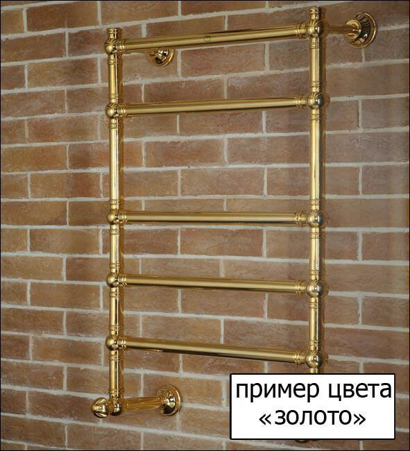 Полотенцесушитель электрический Margaroli Sole 5424704GONB золото Полотенцесушитель электрический Margaroli Sole 5424704GONB золото