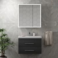 Зеркальный шкаф с LED подсветкой и датчиком движения Континент Reflex 80x80 Зеркальный шкаф с LED подсветкой и датчиком движения Континент Reflex 80x80