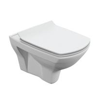 Унитаз Cersanit Carina S-MZ-CARINA-XL-COn-S-DL-w подвесной безободковый с микролифтом