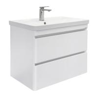 Тумба с раковиной Comforty Валдай 80 см 00-00019071 подвесная белая