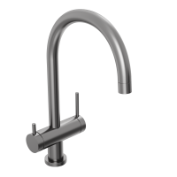 Смеситель для кухонной мойки Abelsberg Aera AWF70029GM космическая сталь брашированный