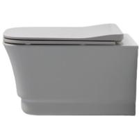 Безободковый унитаз крепежом  White Ceramic Idea W10003CF кофейный матовый Безободковый унитаз крепежом  White Ceramic Idea W10003CF кофейный матовый