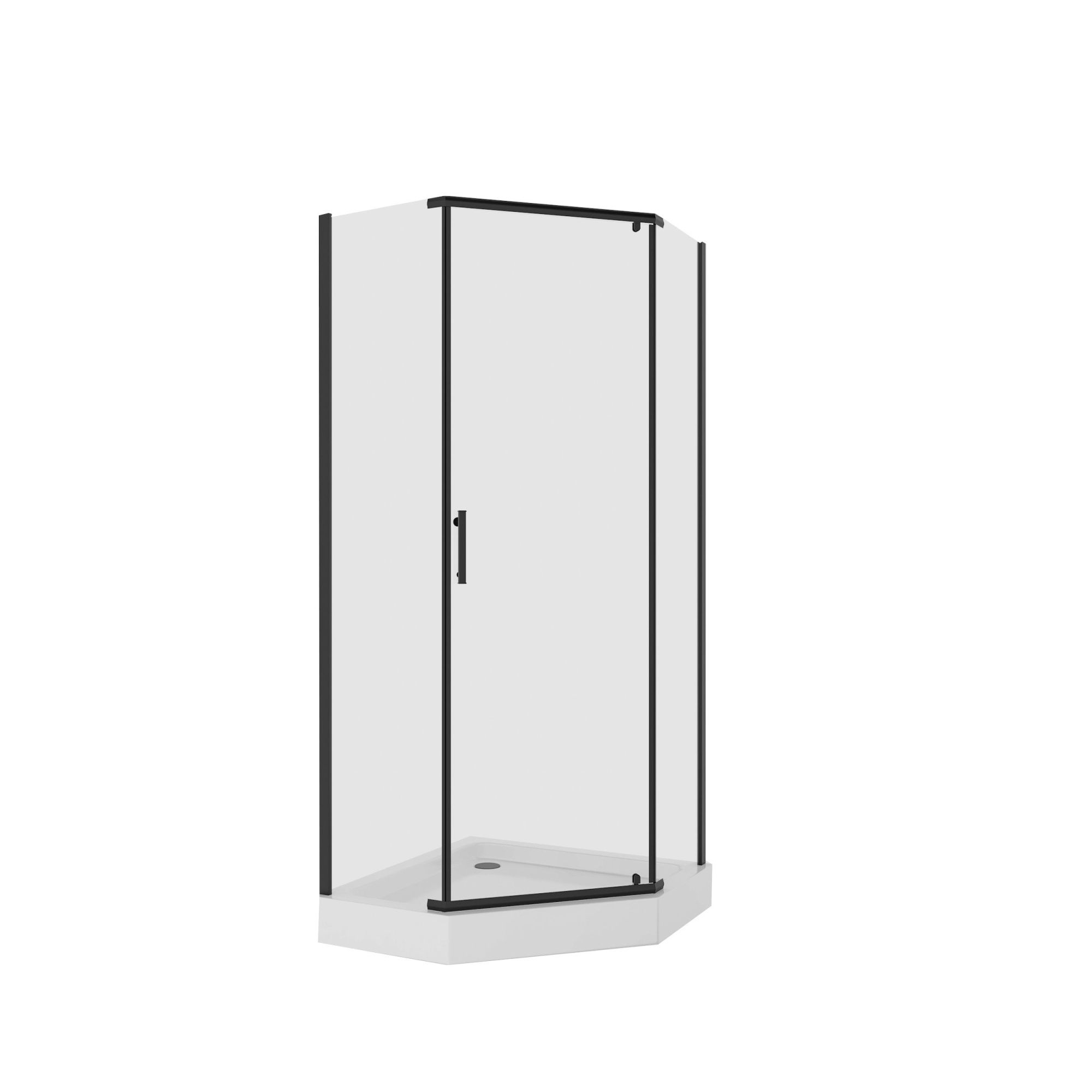 Душевой уголок NIAGARA Nova NG-6805-08 BLACK (90*90*190) трапеция, дверь распашная, 1 место Душевой уголок NIAGARA Nova NG-6805-08 BLACK (90*90*190) трапеция, дверь распашная, 1 место