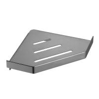 Полка для ванной Boheme New Venturo 10318-GM вороненая сталь