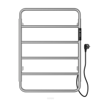 Полотенцесушитель электрический Wonzon & Woghand Wismar WW-AL201-BR подвесной никель брашированный