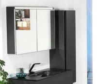 Зеркальный шкаф Armadi Art Vallessi 80 антрацит глянец с подстветкой 547-A glossy Зеркальный шкаф Armadi Art Vallessi 80 антрацит глянец с подстветкой 547-A glossy