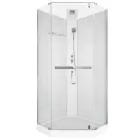 Душевая кабина Ceruttispa 90x225 CHIKA901T профиль хром