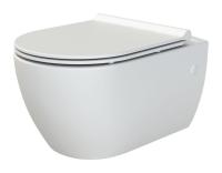Унитаз Boheme Bianca 963-SET-W подвесной с микролифтом